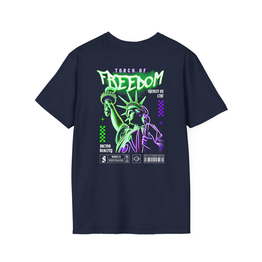 "Torch of freedom" Land of the free | Unisex Streetwear T-shirt