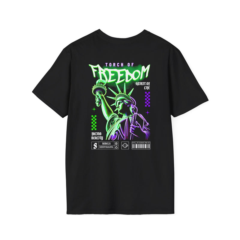 "Torch of freedom" Land of the free | Unisex Streetwear T-shirt